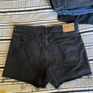 H&M high rise cutoff shorts